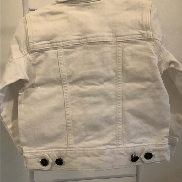 Janie and Jack NWT white denim jacket - Picture 6 of 9